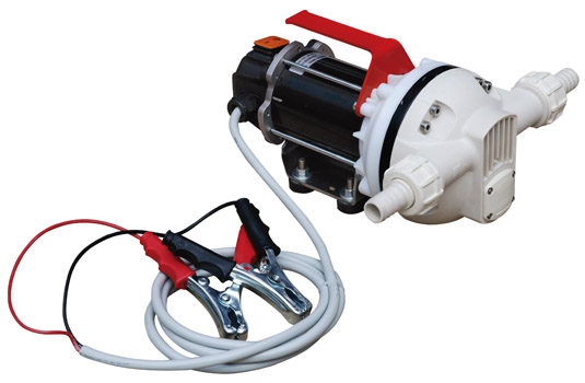 Self-priming electric diaphragm pump 12 V DC for AdBlue®/DEF transfer, plastic body, delivery 36 l/min (6153, FLEXBIMEC)