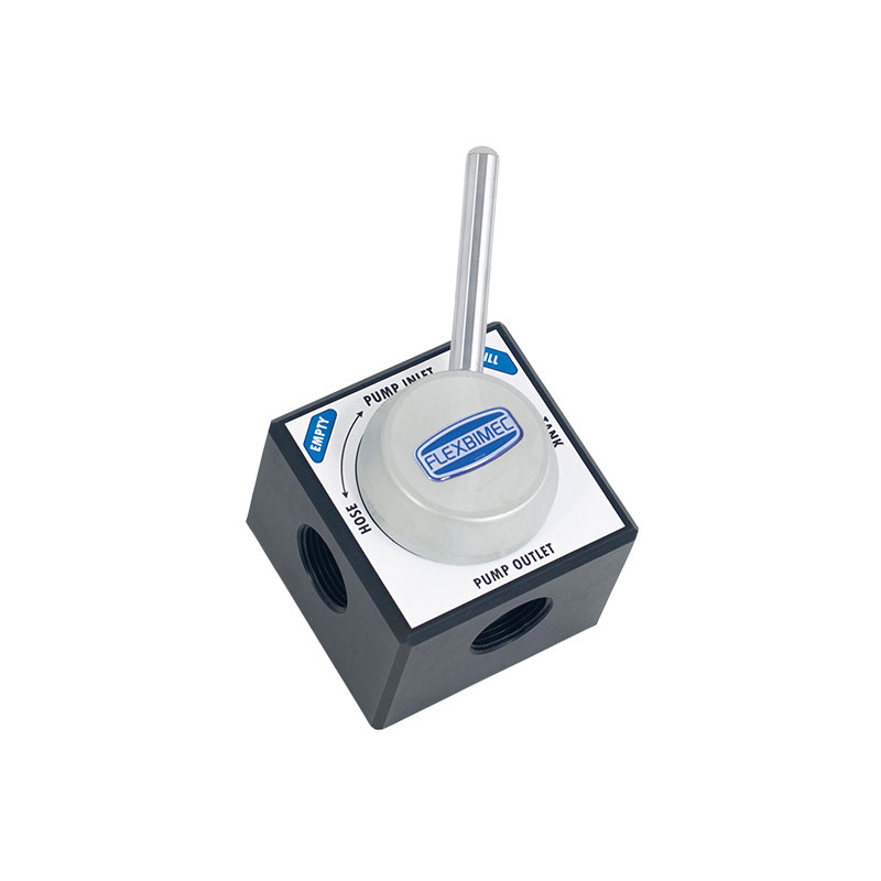 4-way cast iron flow divider, open centre, 1" BSP (6677, FLEXBIMEC)