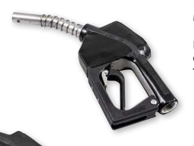 Aluminium diesel nozzle with swivel adapter (6701, FLEXBIMEC)