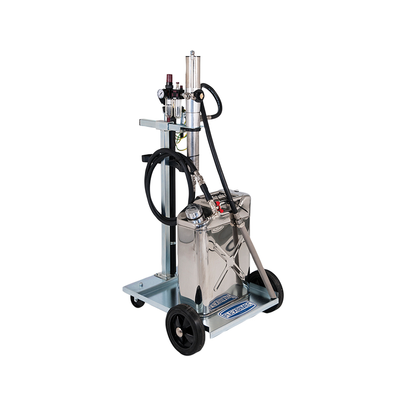 Wheeled petrol suction unit with pneumatic piston pump, ATEX 2014/34/EU (6938, FLEXBIMEC)