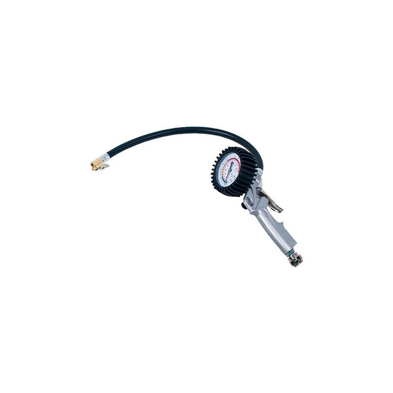 Tyre inflating gun with gauge. Connections 1/4" BSP, FLEXBIMEC (7301)