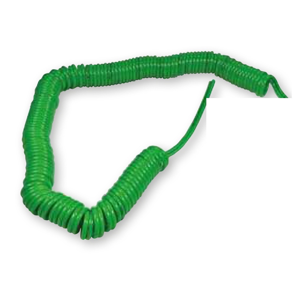Spiral hose 10 m with 1/8 col. BSP (MM) connections for washing gun 3329 (7553, FLEXBIMEC)
