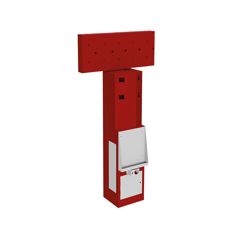 Viena balsta statnis no krāsota tērauda šļūteņu spoļu un aprīkojuma stiprināšanai – 3 šļūteņu spolēm (9001/3, FLEXBIMEC)
