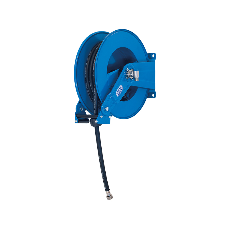 Automatinė spyruoklinė žarnos ritė su žarna, dažyto plieno (9093X, FLEXBIMEC)