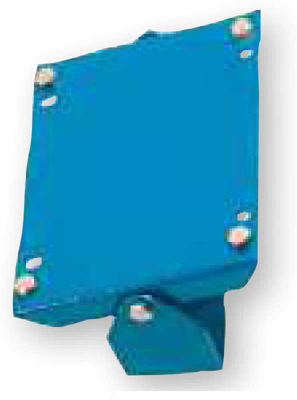 Grozāms sienas montāžas kronšteins, krāsots tērauds, zils, šļūteņu spolēm art. nr. 9092X–9093X (9768B, FLEXBIMEC)
