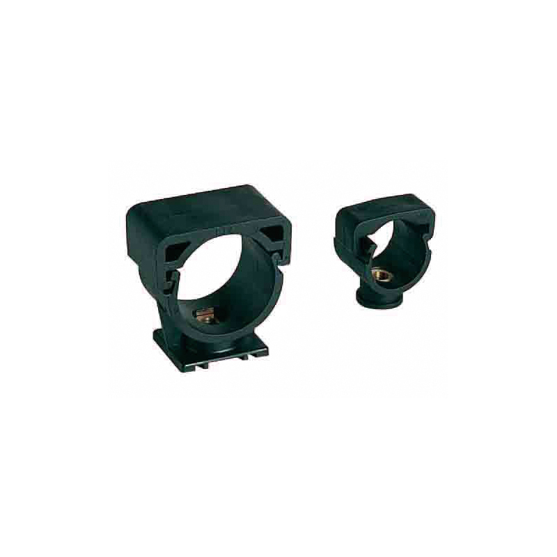 Techno-polymer pipe clamp M6 for compressed air pipe - Ø 32 mm (9878/32, FLEXBIMEC)