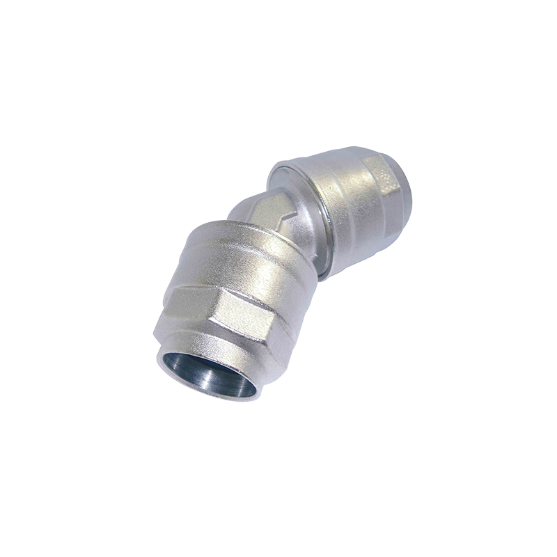 Intermediate elbow connector 135° for compressed air pipe - Ø 25 x 25 mm, FLEXBIMEC (9879/25)