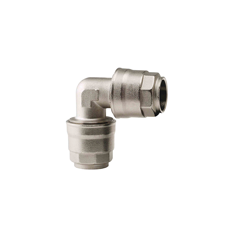 Intermediate elbow connector 90° for compressed air pipe - Ø 25 mm x 25 mm, FLEXBIMEC (9883/25)