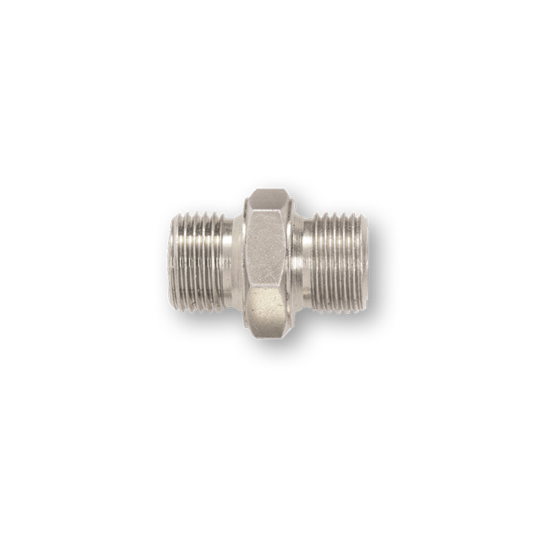 Stainless steel adapter M-M 3/4" x 3/4" BSP, FLEXBIMEC (9917)