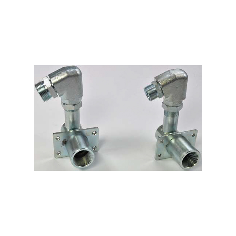 Hose connection adaptor in galvanized steel for hose reel, 3/4 in. M, internal Ø 19 mm – for reel with drum ø 335 mm (9991L, FLEXBIMEC)