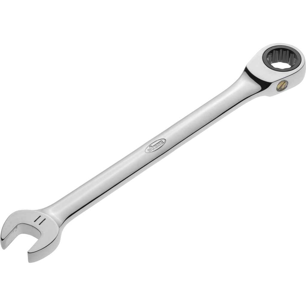 Ratcheting combination wrench, long, size 11 mm (V1021, VIGOR)