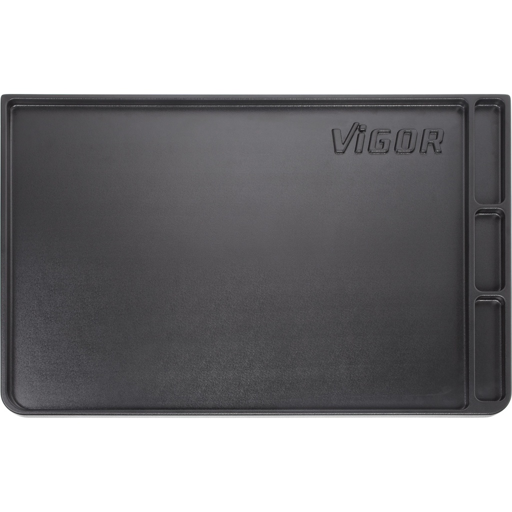 Stalviršis 723 x 459 mm, plastikinis, įrankių vežimėliui ir dėžei, serija L (V1909, VIGOR)