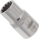 Socket with multi-purpose profile ∙ size 8 mm (V1981, VIGOR)