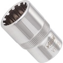 Socket with multi-purpose profile ∙ size 17 mm (V1995, VIGOR)