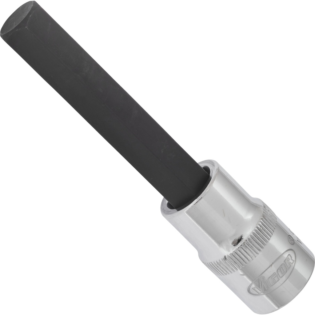 Atsuktuvo galvutė vidiniam šešiabriauniui 12 mm, 1/2 col., 100 mm (V2078, VIGOR)