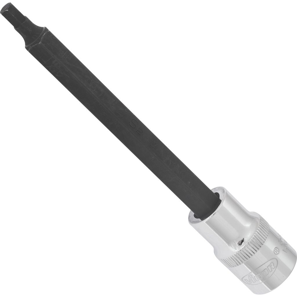 Atsuktuvo galvutė vidiniams šešiabriauniams varžtams 1/2 col. - 5 mm, ilgis 140 mm (V2080, VIGOR)