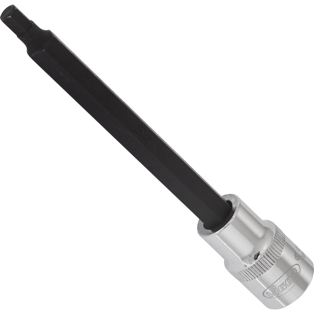 Atsuktuvo galvutė vidiniams šešiabriauniams varžtams 1/2 col. - 6 mm, ilgis 140 mm (V2081, VIGOR)