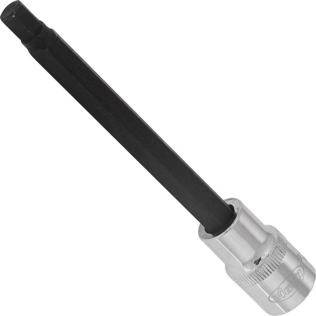 Skrūvgrieža ieliktnis iekšējā sešstūra skrūvēm 8 mm, 1/2 collas, 140 mm (V2083, VIGOR)