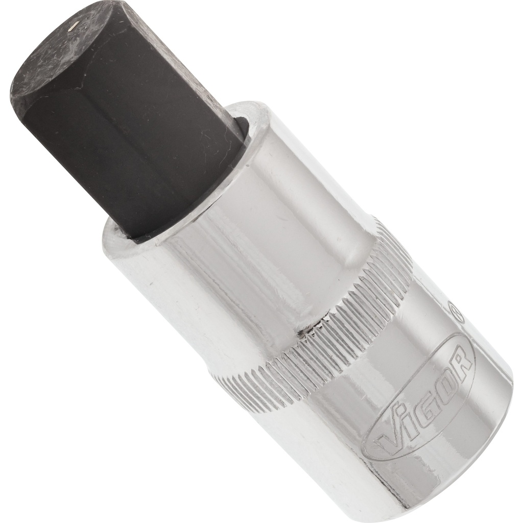 Atsuktuvo galvutė vidiniams šešiabriauniams varžtams 1/2 col. - 14 mm, ilgis 55 mm (V2107, VIGOR)