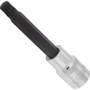 Screwdriver socket for screws with internal serration (XZN), 1/2 inch, M9, 100 mm (V2113, VIGOR)