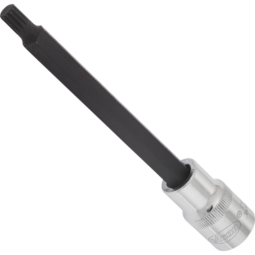 Atsuktuvo galvutė varžtams su vidiniu daugiadančiu profiliu (XZN), 1/2 col., M8, 142 mm (V2123, VIGOR)