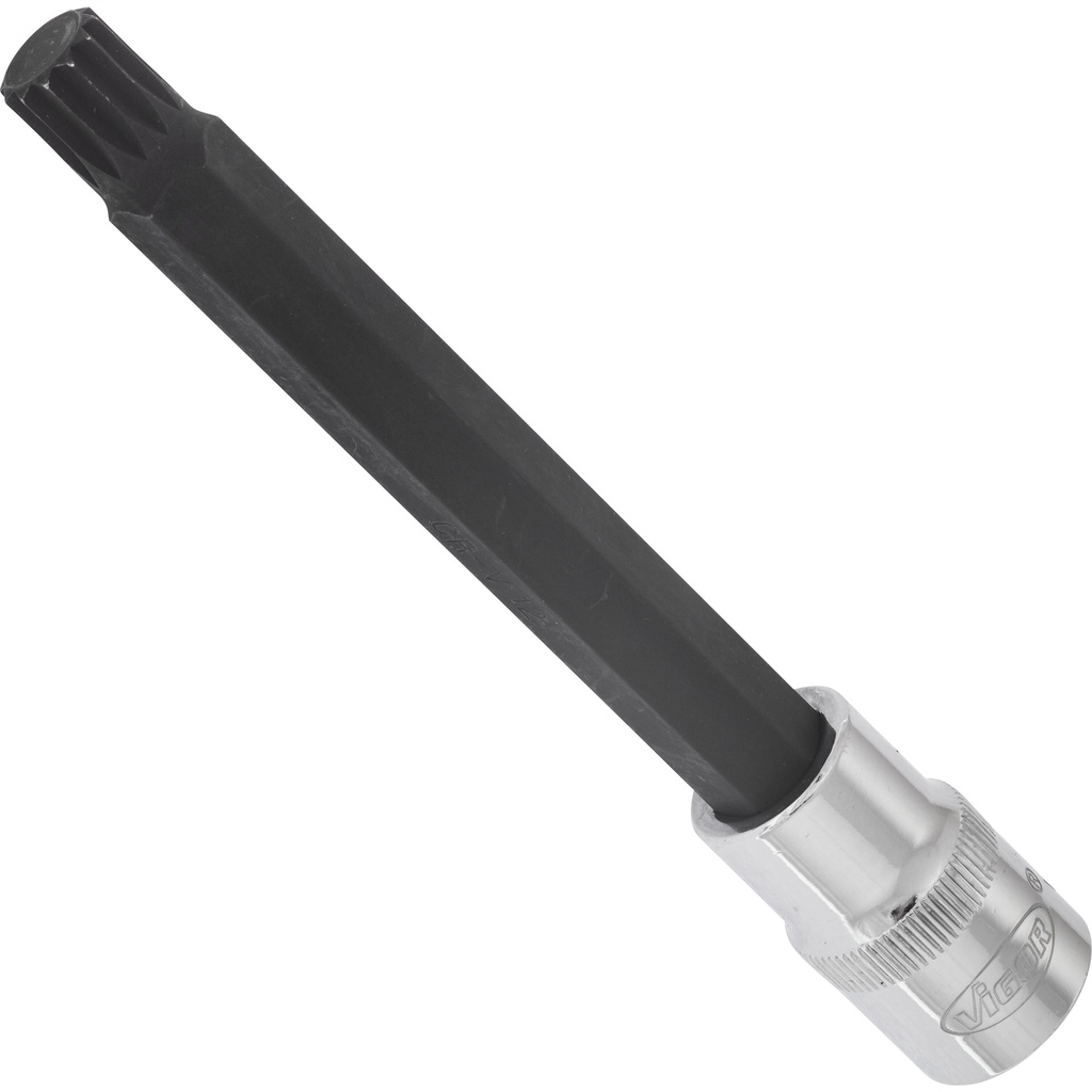 Skrūvgrieža ieliktnis XZN daudzzaru skrūvēm M12, 1/2 collas, 140 mm (V2129, VIGOR)