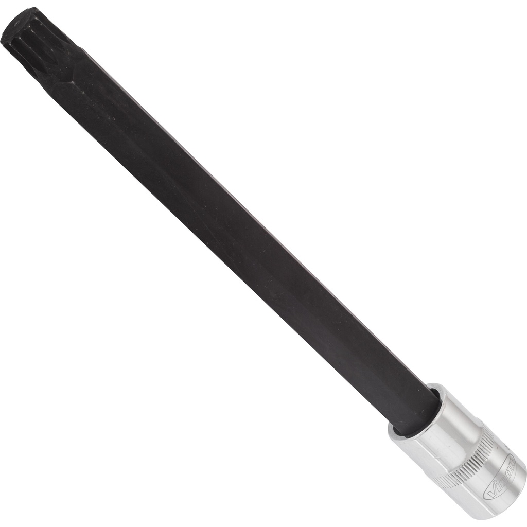Screwdriver socket for screws with internal serration (XZN), 1/2 inch, M14, 200 mm (V2137, VIGOR)