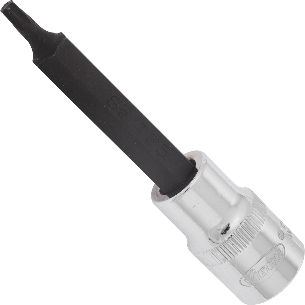 T screwdriver socket, size T25 (V2162, VIGOR)