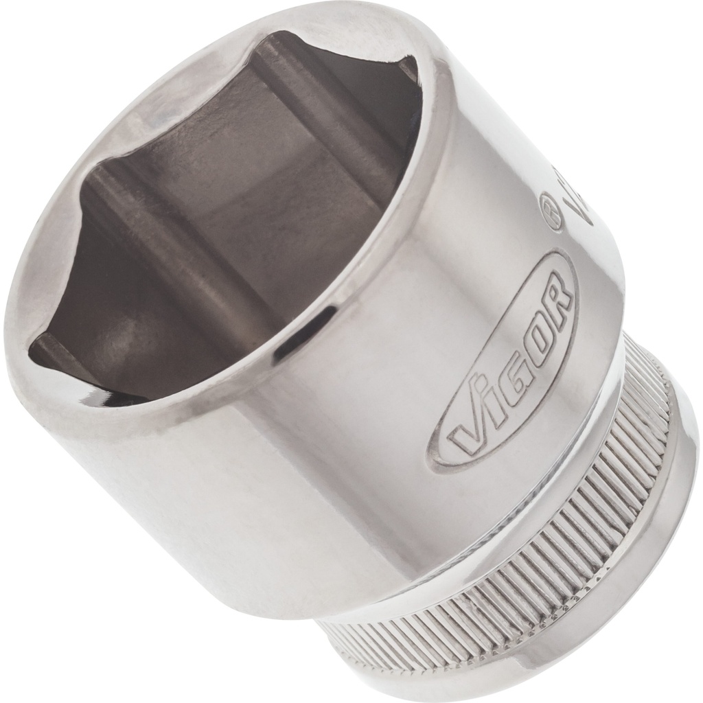 6-point socket 3/8" 24 mm (V2261N, VIGOR)