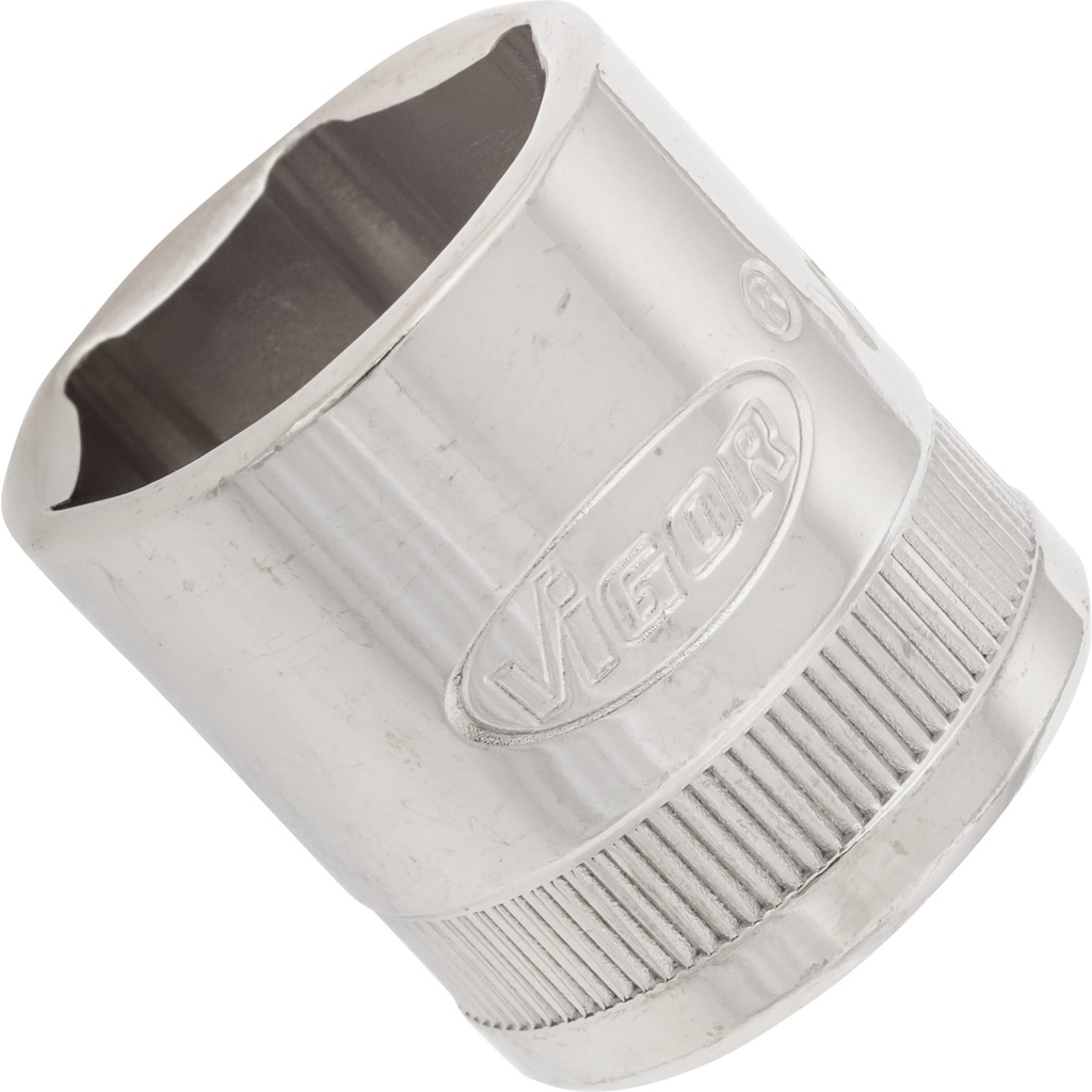6-point socket 3/8" 18 mm (V2266N, VIGOR)