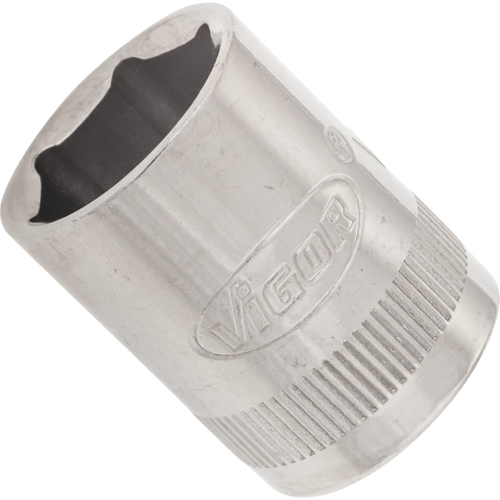 6-point socket 3/8" 14 mm (V2270N, VIGOR)