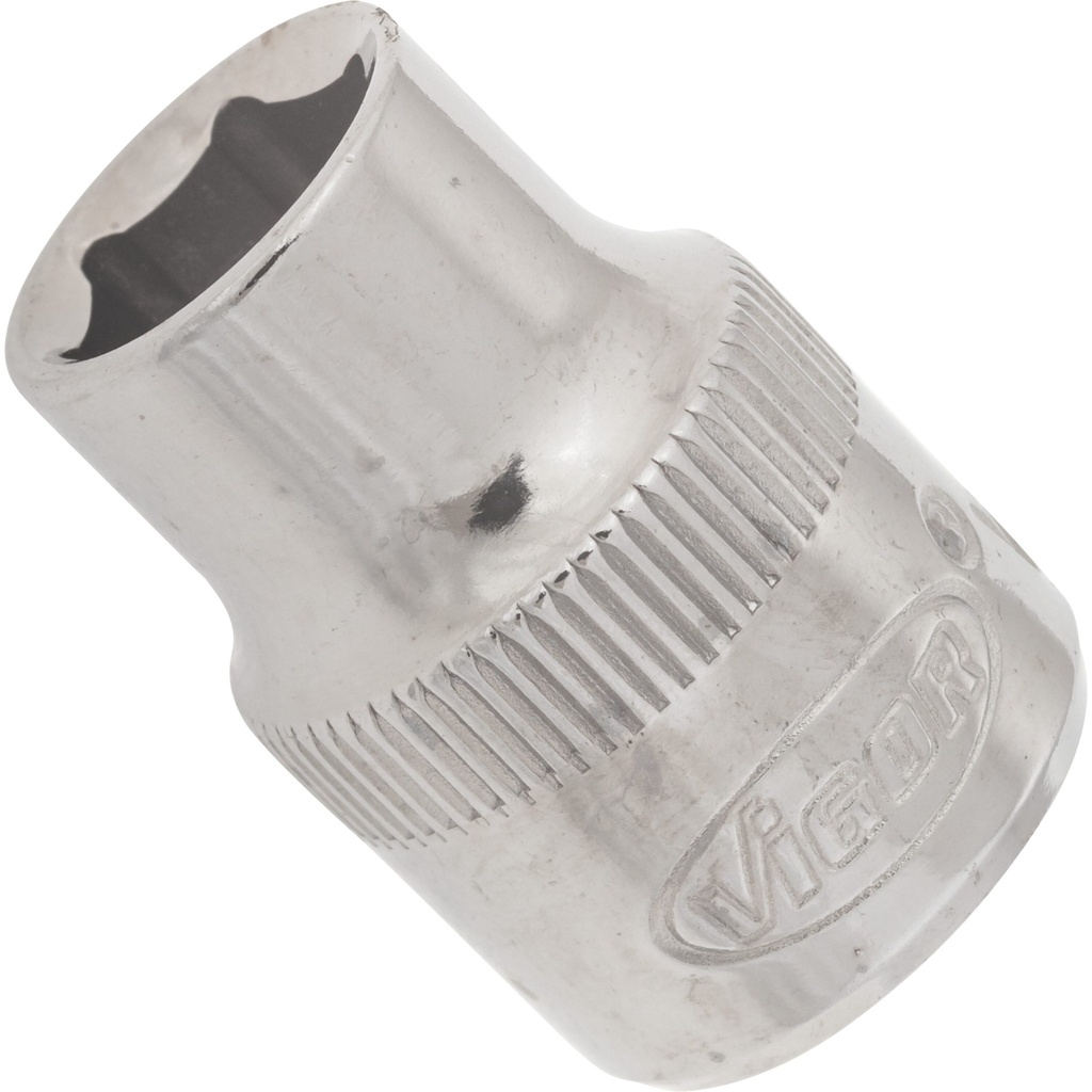 6-briaunė galvutė 1/4" 9 mm (V2275N, VIGOR)