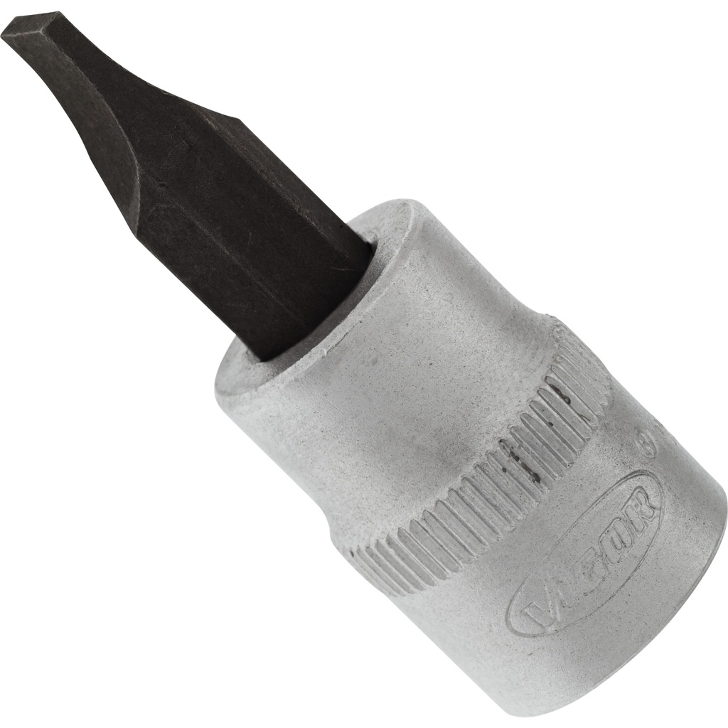 Screwdriver socket 3/8 in. - slotted 1.2 x 8 mm (V2286N, VIGOR)