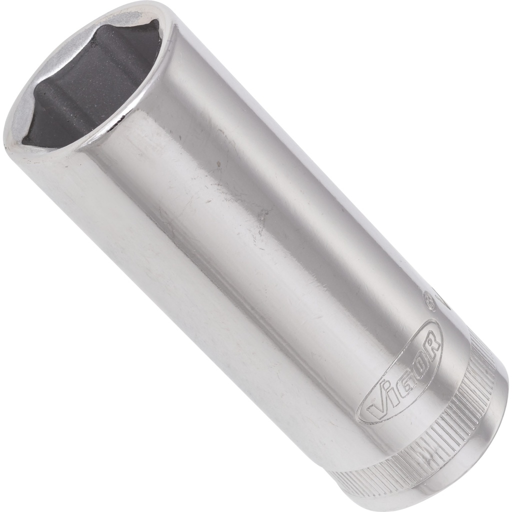 Long 6-point socket 3/8" 17 mm (V2314N, VIGOR)