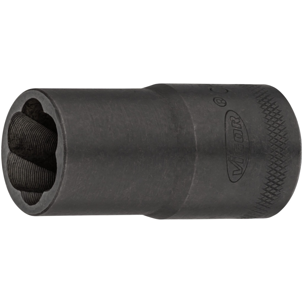 Extractor socket with spiral profile, size 16 mm (V2404N-16, VIGOR)