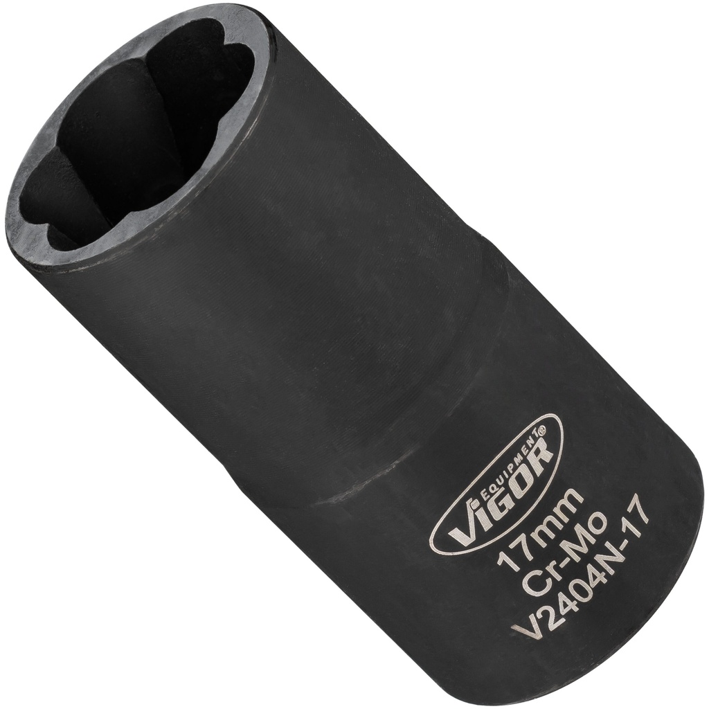 Išsukimo galvutė su spiraliniu profiliu, dydis 17 mm (V2404N-17, VIGOR)