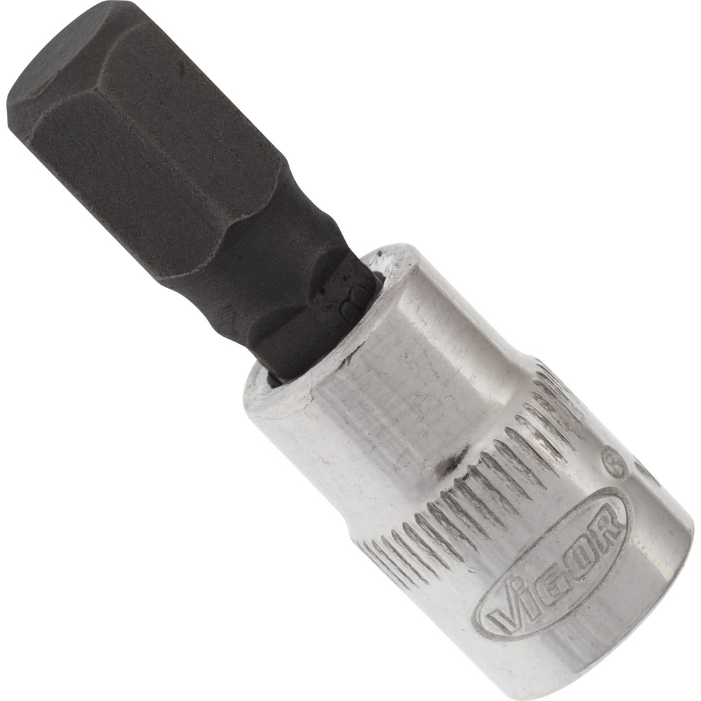 Skrūvgrieža ieliktnis iekšējā sešstūra skrūvēm 8 mm, 1/4 collas (V2435N, VIGOR)