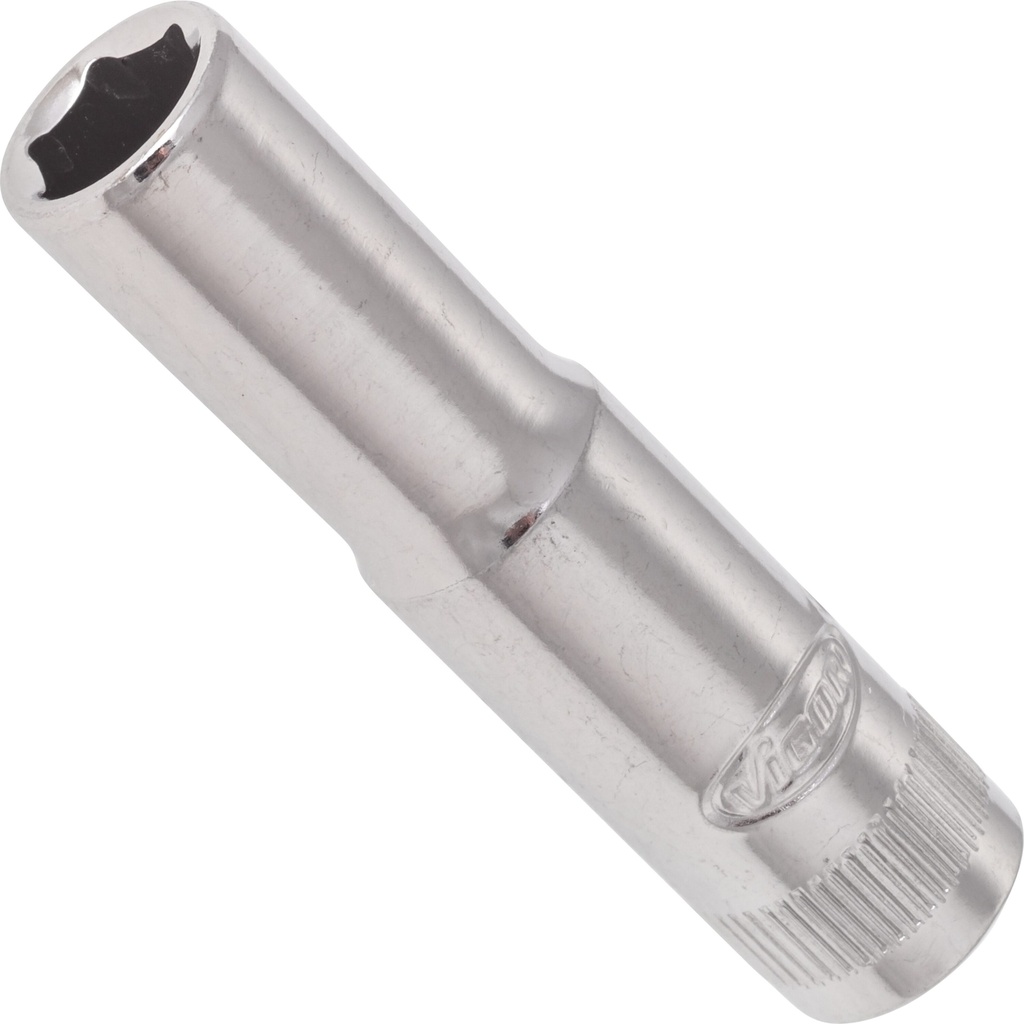 Long 6-point socket ['1/4"'] 7 mm (V2536N, VIGOR)
