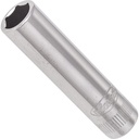 Long 6-point socket 1/4" 8 mm (V2537N, VIGOR)