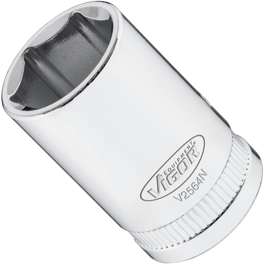 6-point socket 1/2" 18 mm (V2564N, VIGOR)