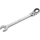 Ratcheting combination wrench with swivel head, size 15 mm (V2811, VIGOR)