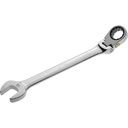 Ratcheting combination wrench with swivel head, size 18 mm (V2814, VIGOR)