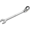 Ratcheting combination wrench with swivel head, size 19 mm (V2817, VIGOR)