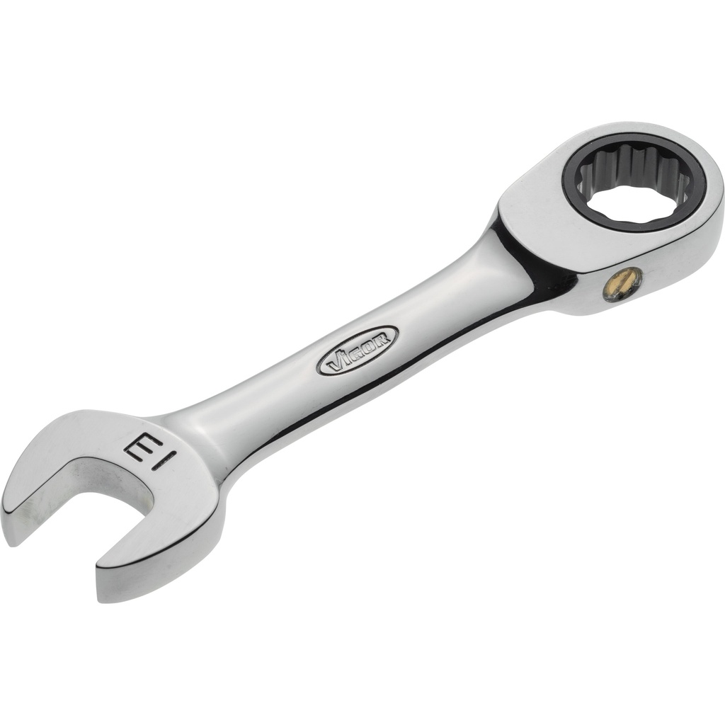 Terkšlinis kombinuotas raktas, trumpas, dydis 13 mm (V2827, VIGOR)