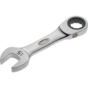 Ratcheting combination wrench, short, size 15 mm (V2829, VIGOR)