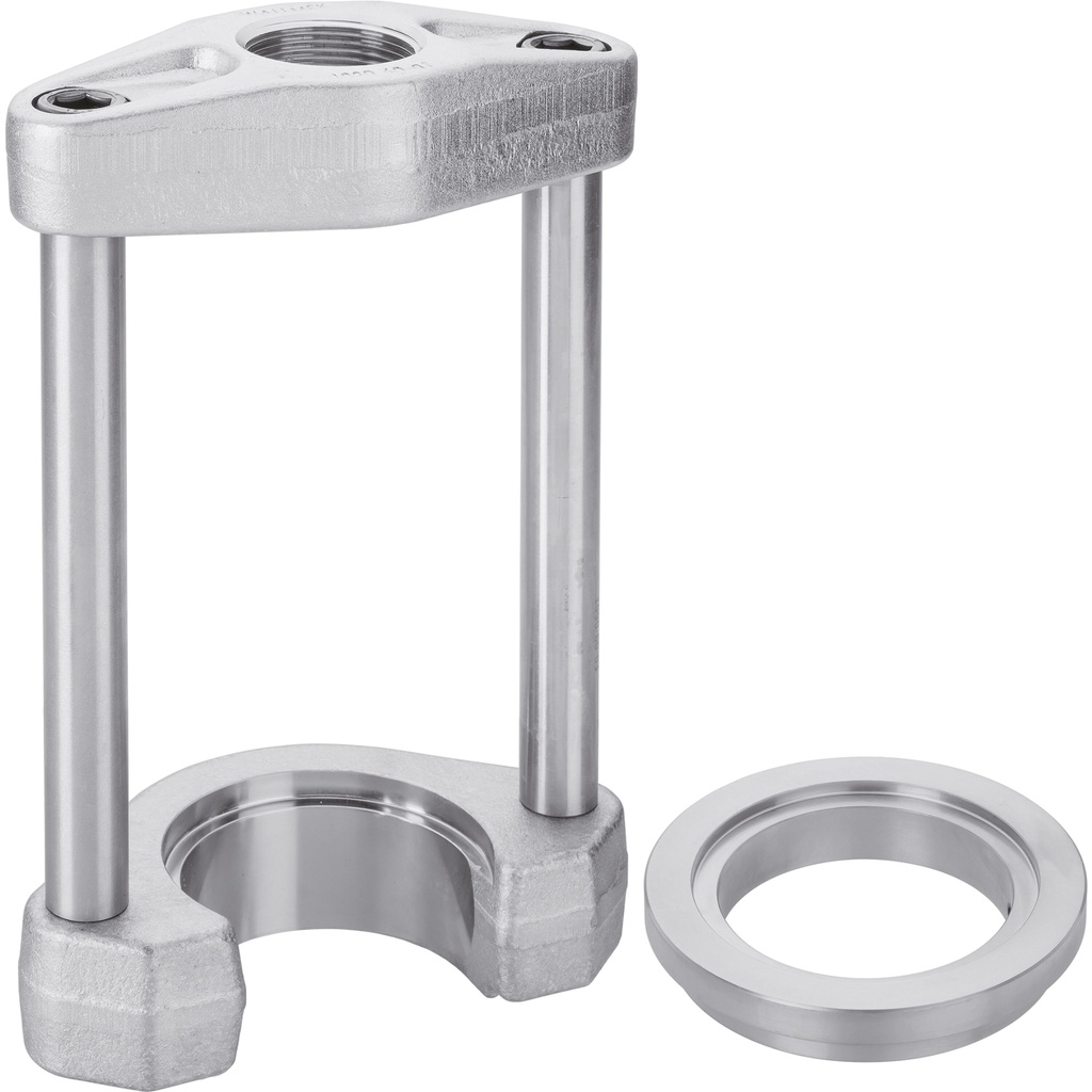 Press frame with open plate and adapter to close the plate, 9 pieces (V2885, VIGOR)