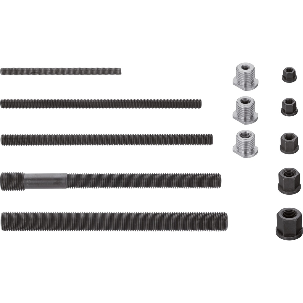 Set of drawbars, flange nuts and adapters (V3207, VIGOR)