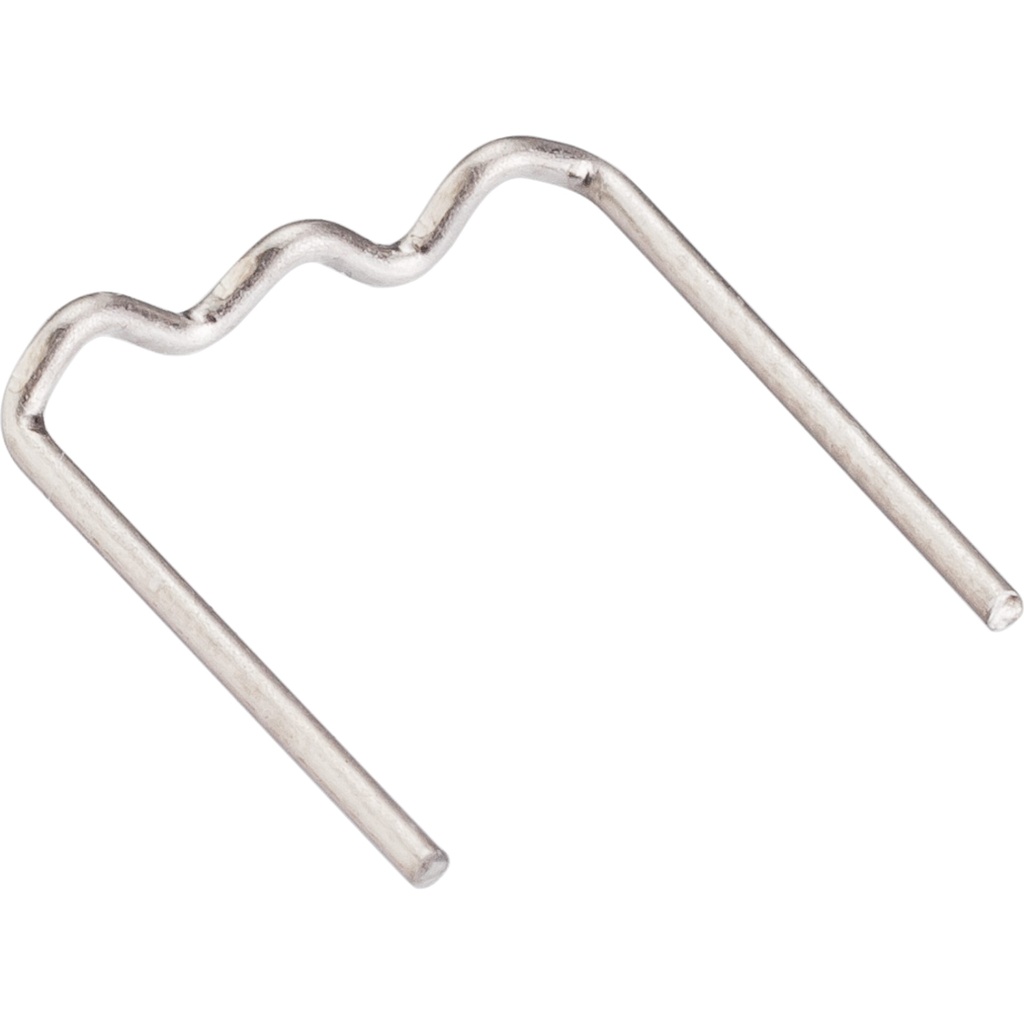 Atsarginės sąsagėlės plastiko remontui, 0,8 mm, W formos, 100 vnt. (V3672N, VIGOR)