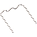 Atsarginės sąsagėlės plastiko remontui, 0,6 mm, W formos, 100 vnt. (V3673N, VIGOR)