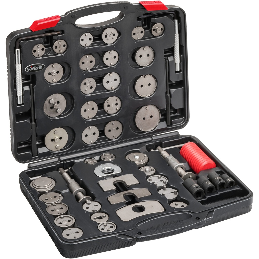 Brake piston readjusting tool set (V3760N, VIGOR)